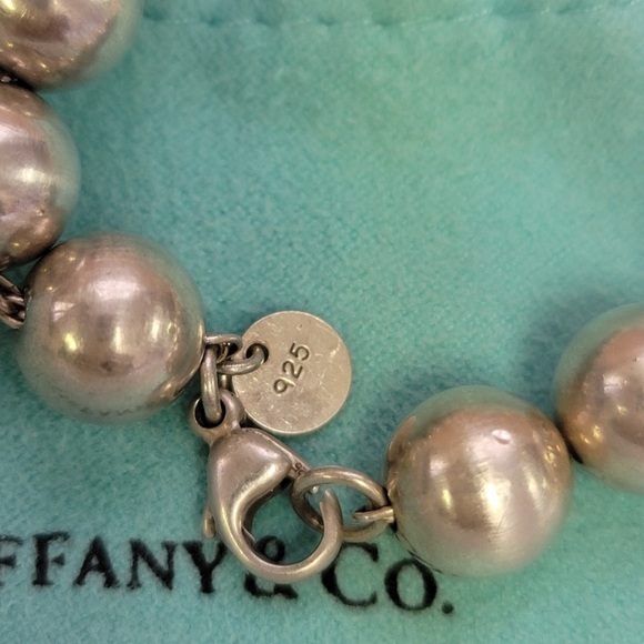 Tiffany & Co. Sterling Silver Necklace/Bracelet/Earring complete set! - Picture 11 of 13